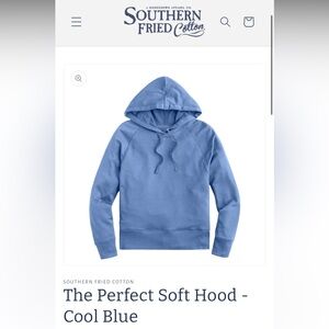 Southern Fried Cotton Cool Blue Men's Hoodie AND Crew Bundle ⭐️